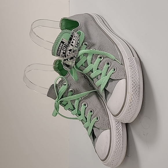 Converse Shoes Converse Gray And Mint Green Shoes Poshmark